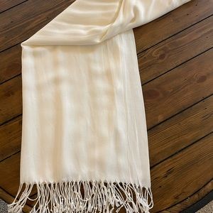 Classy off white timeless scarf